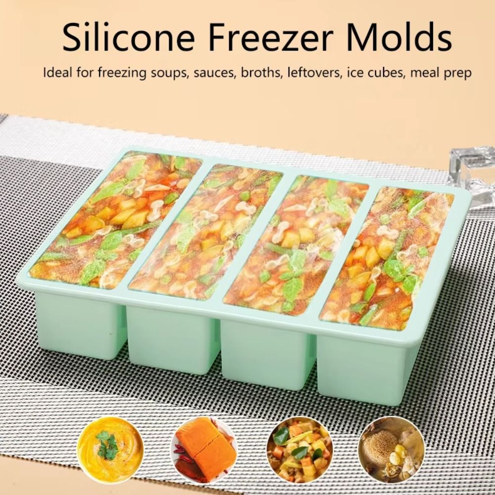 Nuovo 4 griglie di stoccaggio  - Serving Tray Mold recensione e prezzo
